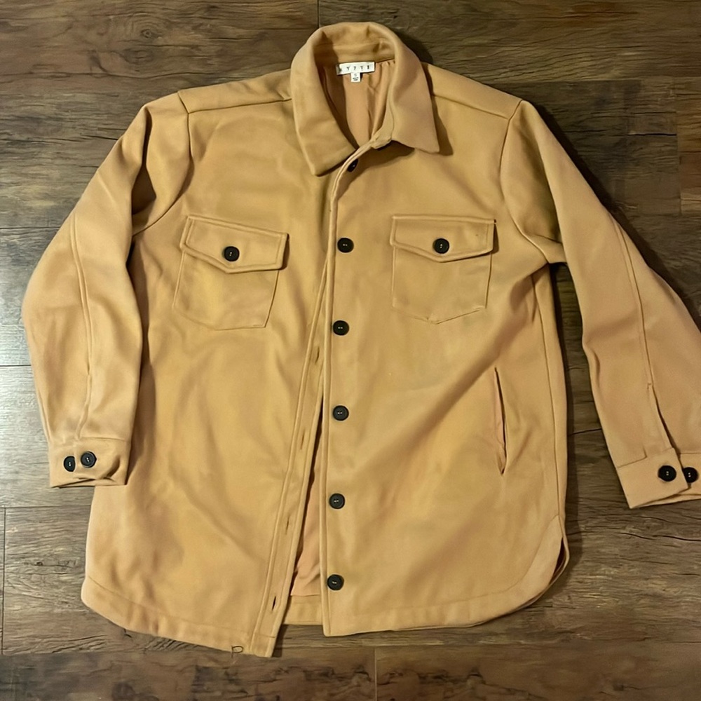 Tan shacket